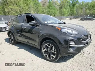 2021 Kia Sportage EX with VIN KNDPNCAC9M7936755, listed as a Copart auction lot 53895995 with 38,386 mi miles and Salvage title. Bid and sale history available at DreamBid. Image 14.