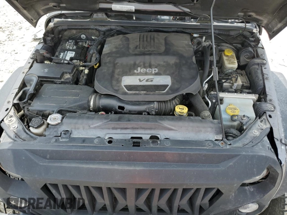 2017 Jeep Wrangler Unlimited Rubicon Recon with VIN 1C4HJWFG3HL510439, listed as a Copart auction lot 60791165 with 125,955 mi miles and Salvage title. Bid and sale history available at DreamBid. Image 12.