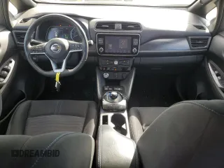 2020 Nissan LEAF SV Plus with VIN 1N4BZ1CPXLC306404, listed as a Copart auction lot 49684355 with 39,632 mi miles and Salvage Title. Bid and sale history available at DreamBid. Image 8.