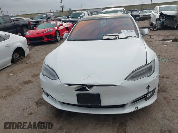 2016 Tesla Model S 70 with VIN 5YJSA1E12GF172359, listed as a IAAI auction lot 42107587 with Not provided miles and . Bid and sale history available at DreamBid. Image 12.