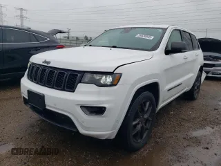 2021 Jeep Grand Cherokee Limited with VIN 1C4RJFBG3MC773244, listed as a Copart auction lot 59530045 with 20,943 mi miles and Salvage title. Bid and sale history available at DreamBid. Image 1.