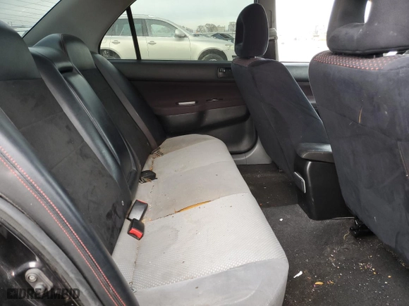 2006 Mitsubishi Lancer ES with VIN JA3AJ26E96U064683, listed as a Copart auction lot 82813734 with 124445 miles and Salvage Title. Bid and sale history available at carsss.com. Image 10.