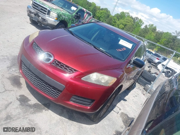 2007 Mazda CX-7 Sport with VIN JM3ER293070116210, listed as a IAAI auction lot 41940511 with 145,544 mi miles. Bid and sale history available at carsss.com. Image 2.