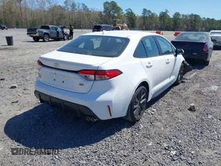 2024 Toyota Corolla SE with VIN 5YFS4MCE7RP217155, listed as a IAAI auction lot 41892022 with 320 mi miles. Bid and sale history available at carsss.com. Image 4.