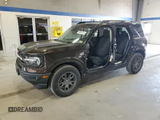 2021 Ford Bronco Sport Big Bend with VIN 3FMCR9B67MRA43485, listed as a Copart auction lot 60067245 with 23,588 mi miles and Salvage title. Bid and sale history available at DreamBid. Image 1.
