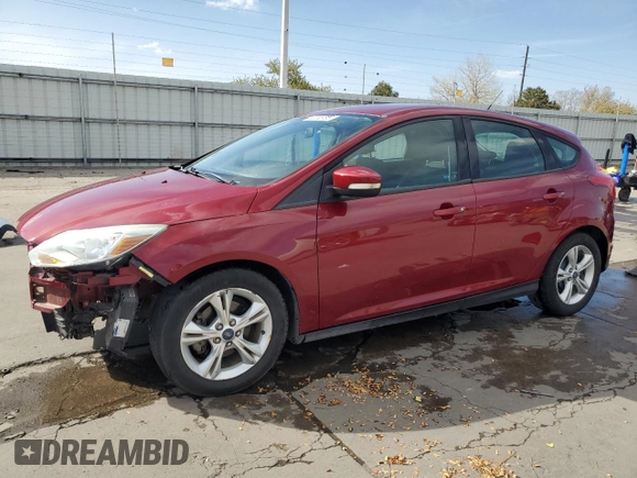 2013 Ford Focus SE with VIN 1FADP3K29DL107412, listed as a Copart auction lot 52208705 with 111,693 mi miles and Salvage Title. Bid and sale history available at carsss.com. Image 1.
