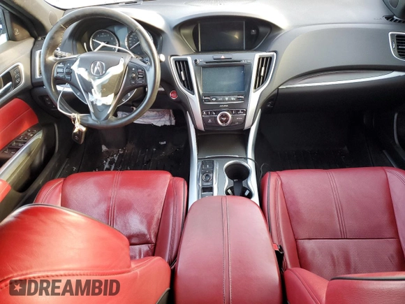 2018 Acura TLX w/Advance Pkg with VIN 19UUB3F83JA802453, listed as a Copart auction lot 82963924 with 146,404 mi miles and Salvage Title. Bid and sale history available at carsss.com. Image 8.