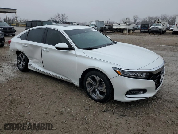 2020 Honda Accord EX-L with VIN 1HGCV2F58LA006528, listed as a Copart auction lot 86765784 with 62,173 mi miles and Salvage title. Bid and sale history available at DreamBid. Image 4.