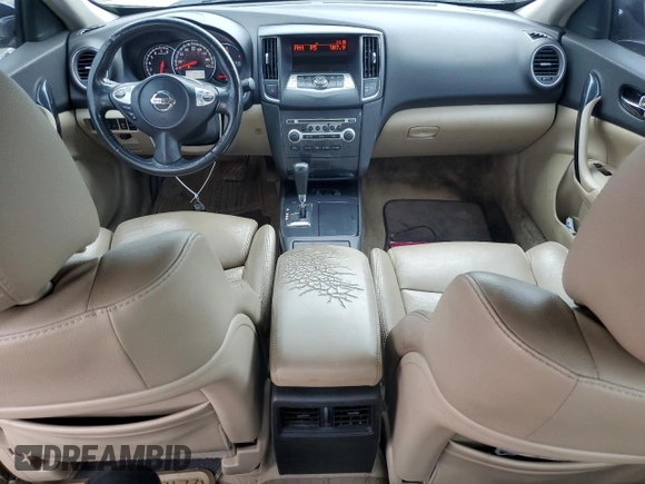 2013 Nissan Maxima S with VIN 1N4AA5AP0DC839814, listed as a Copart auction lot 59580805 with 217,636 mi miles and Salvage title. Bid and sale history available at DreamBid. Image 8.