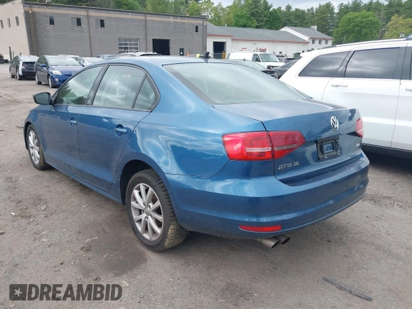 2015 Volkswagen Jetta SE with VIN 3VWD17AJ8FM287279, listed as a IAAI auction lot 42281931 with 140,651 mi miles and . Bid and sale history available at DreamBid. Image 3.