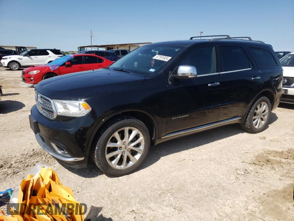 2019 Dodge Durango Citadel with VIN 1C4RDJEG0KC798587, listed as a Copart auction lot 57191924 with 58,946 mi miles and Salvage Title. Bid and sale history available at DreamBid. Image 1.
