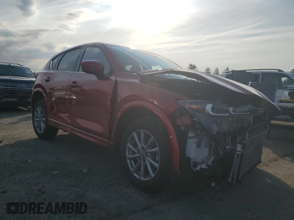 2024 Mazda CX-5 S Preferred with VIN JM3KFBCL2R0471760, listed as a Copart auction lot 48339875 with 13,753 mi miles and Salvage Title. Bid and sale history available at DreamBid. Image 4.