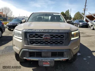 2023 Nissan Frontier PRO-4X with VIN 1N6ED1EK2PN634253, listed as a Copart auction lot 48523695 with 28,138 mi miles and Salvage Title. Bid and sale history available at carsss.com. Image 5.