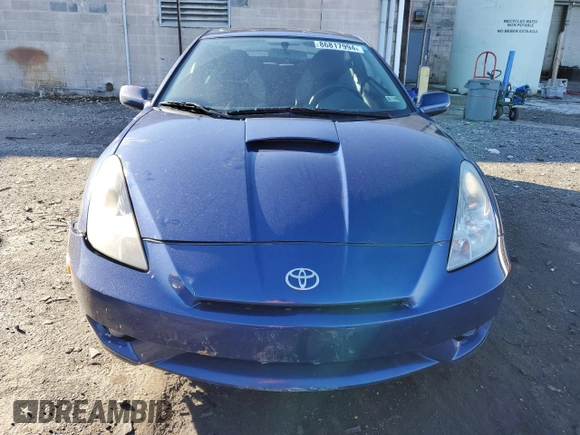 2003 Toyota Celica GT with VIN JTDDR32T530147760, listed as a Copart auction lot 86817994 with 105,282 mi miles and Salvage Title. Bid and sale history available at carsss.com. Image 5.