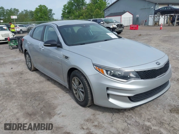 2017 Kia Optima LX with VIN 5XXGT4L39HG177174, listed as a IAAI auction lot 42341531 with 94,801 mi miles and . Bid and sale history available at DreamBid. Image 1.