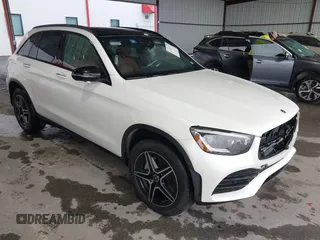 2020 Mercedes-Benz GLC with VIN W1N0G8EB0LF827480, listed as a IAAI auction lot 41233217 with 102,457 mi miles. Bid and sale history available at carsss.com. Image 1.