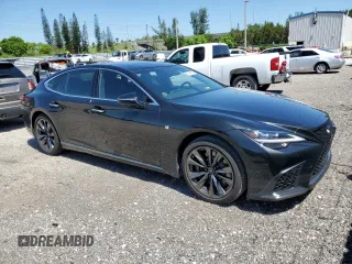 2021 Lexus LS with VIN JTHF51FF3M5014656, listed as a Copart auction lot 50409693 with 7,906 mi miles. Bid and sale history available at carsss.com. Image 4.