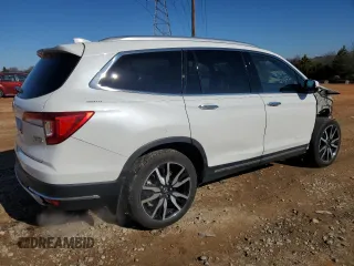2022 Honda Pilot Touring 7-Passenger with VIN 5FNYF6H66NB059642, listed as a Copart auction lot 87802435 with 26,039 mi miles and Salvage Title. Bid and sale history available at carsss.com. Image 3.