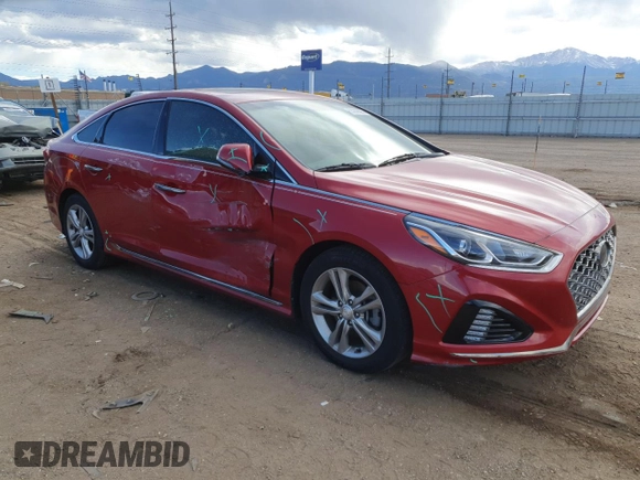 2018 Hyundai Sonata SEL z VIN 5NPE34AF1JH707992, wystawiony jako Copart lot #55262005 z przebiegiem 56 431 mil mil oraz Szkoda całkowita • Salvage title. Historia ofert i sprzedaży dostępna na DreamBid. Obrazek 4.