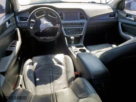 2015 Hyundai Sonata 2.4L Limited with VIN 5NPE34AFXFH032053, listed as a Copart auction lot 48673125 with 0 mi miles and Salvage Title. Bid and sale history available at carsss.com. Image 8.
