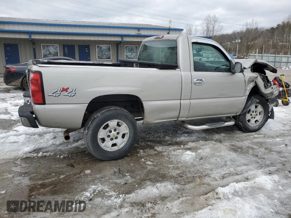 2006 Chevrolet Silverado 1500 Work Truck with VIN 3GCEK14X16G264667, listed as a Copart auction lot 43957535 with 0 mi miles and Salvage Title. Bid and sale history available at carsss.com. Image 3.