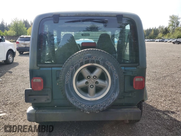 1997 Jeep Wrangler Sport with VIN 1J4FY19S4VP537511, listed as a Copart auction lot 55453975 with 59,714 mi miles and Clean Title. Bid and sale history available at carsss.com. Image 6.