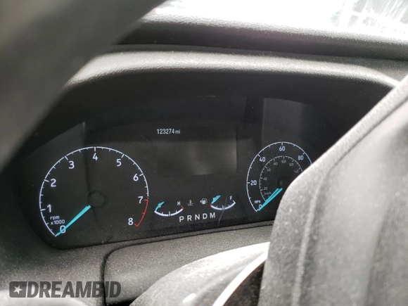 2020 Ford Transit Cargo with VIN 1FTBR1C85LKB10797, listed as a Copart auction lot 50422234 with 123,273 mi miles and Salvage Title. Bid and sale history available at DreamBid. Image 9.