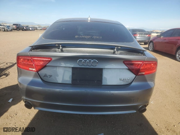 2012 Audi A7 3.0 Premium Plus with VIN WAUYGAFC0CN158252, listed as a Copart auction lot 54354425 with 106,413 mi miles and Clean Title. Bid and sale history available at carsss.com. Image 6.