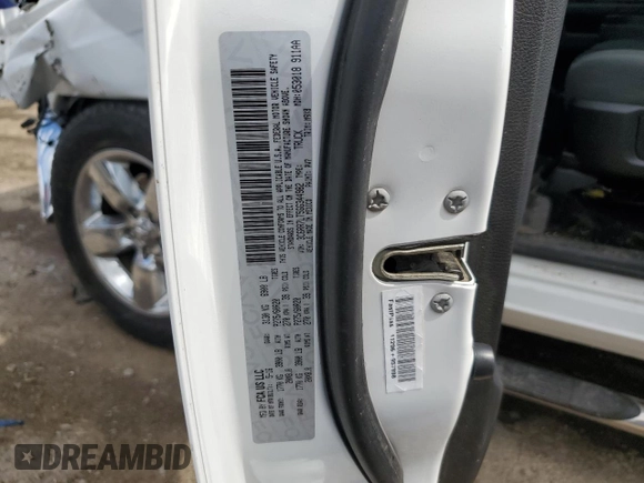 2016 Ram 1500 Big Horn with VIN 3C6RR7LT5GG344982, listed as a Copart auction lot 58986555 with 101,283 mi miles and Salvage title. Bid and sale history available at DreamBid. Image 12.