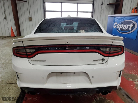 2021 Dodge Charger SRT Hellcat Redeye Widebody with VIN 2C3CDXL95MH658861, listed as a Copart auction lot 87414834 with 49,138 mi miles and Salvage Title. Bid and sale history available at carsss.com. Image 6.