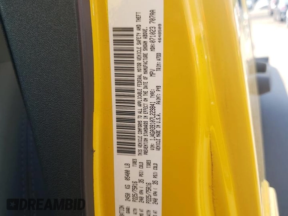 2007 Jeep Wrangler X z VIN 1J4GA39107L229841, wystawiony jako Copart lot #59998895 z przebiegiem 191 089 mil mil oraz Czysty tytuł • Clean title. Historia ofert i sprzedaży dostępna na DreamBid. Obrazek 12.