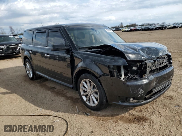 2015 Ford Flex Limited z VIN 2FMHK6D88FBA09273, wystawiony jako Copart lot #53300425 z przebiegiem Nie podano mil oraz Szkoda całkowita • Salvage title. Historia ofert i sprzedaży dostępna na DreamBid. Obrazek 4.