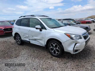 2014 Subaru Forester XT Touring with VIN JF2SJGMC3EH528144, listed as a Copart auction lot 55780445 with 109,361 mi miles and Salvage title. Bid and sale history available at DreamBid. Image 4.