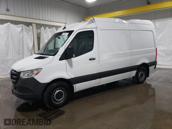 2021 Mercedes-Benz Sprinter Cargo with VIN W1Y4EBHY2MT057616, listed as a Copart auction lot 64847084 with 88,142 mi miles and Clean Title. Bid and sale history available at carsss.com. Image 1.