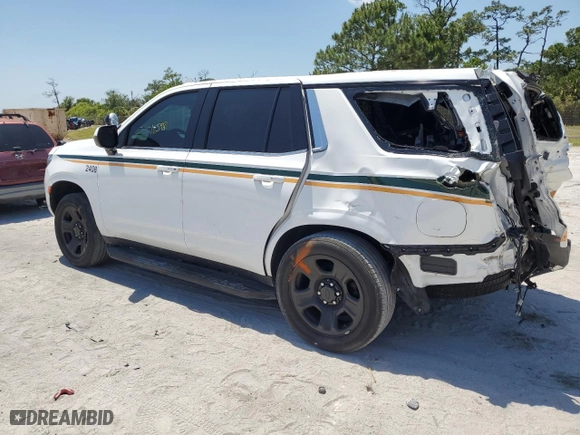 2024 Chevrolet Tahoe Commercial with VIN 1GNSCLED9RR174937, listed as a Copart auction lot 50344075 with 16,598 mi miles and Non Repairable. Bid and sale history available at carsss.com. Image 2.