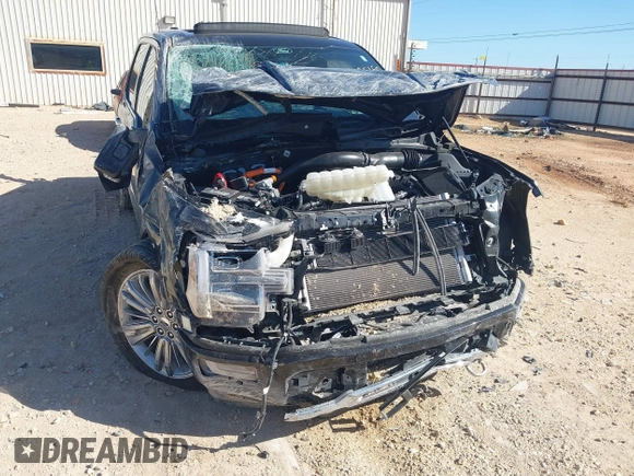 2024 Ford F-150 with VIN 1FTFW7LD9RFB84896, listed as a IAAI auction lot 42256542 with 21,212 mi miles and . Bid and sale history available at DreamBid. Image 6.