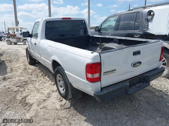 2008 Ford Ranger XL with VIN 1FTYR10U58PA19387, listed as a IAAI auction lot 42023309 with 62,600 mi miles. Bid and sale history available at carsss.com. Image 3.