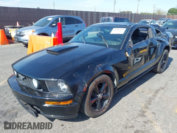 2007 Ford Mustang GT Deluxe with VIN 1ZVHT82H275285063, listed as a IAAI auction lot 41969173 with 78,725 mi miles. Bid and sale history available at carsss.com. Image 2.