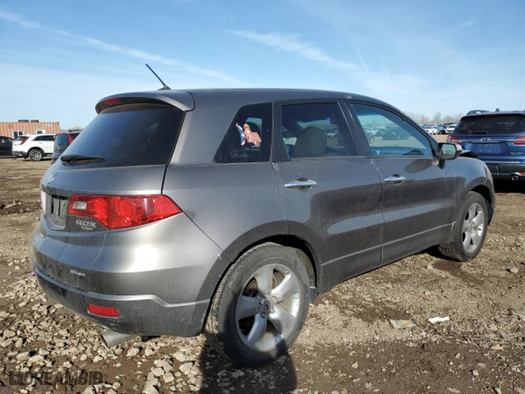 2008 Acura RDX Tech Pkg with VIN 5J8TB18598A000017, listed as a Copart auction lot 48801195 with 138,567 mi miles and Salvage Title. Bid and sale history available at carsss.com. Image 3.