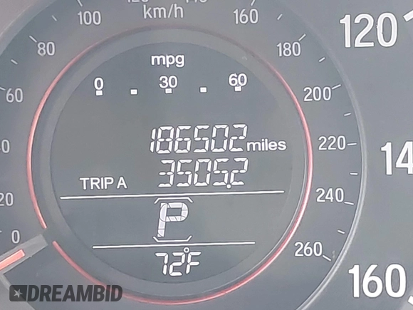 2016 Honda Accord Sport with VIN 1HGCR2F5XGA177730, listed as a IAAI auction lot 42367078 with 186,502 mi miles and . Bid and sale history available at DreamBid. Image 16.