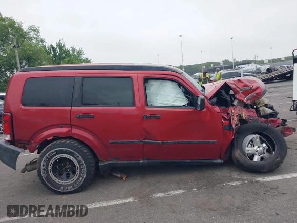 2007 Dodge Nitro SXT with VIN 1D8GU28K17W692234, listed as a IAAI auction lot 42515672 with 202,327 mi miles and . Bid and sale history available at DreamBid. Image 12.