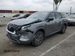 2024 Nissan Pathfinder S with VIN 5N1DR3AA9RC295218, listed as a Copart auction lot 50966145 with 11,140 mi miles and Salvage title. Bid and sale history available at DreamBid. Image 1.
