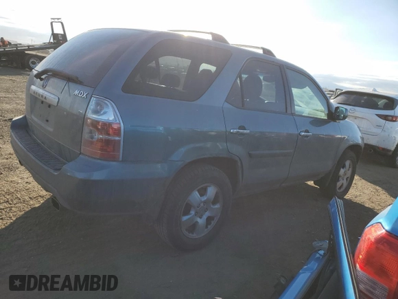 2005 Acura MDX with VIN 2HNYD18255H549936, listed as a Copart auction lot 43896015 with 212,521 mi miles and Salvage Title. Bid and sale history available at carsss.com. Image 3.