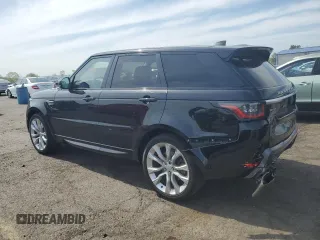 2019 Land Rover Range Rover Sport HSE with VIN SALWR2RV9KA829312, listed as a Copart auction lot 56525735 with 99,498 mi miles and Salvage title. Bid and sale history available at DreamBid. Image 2.