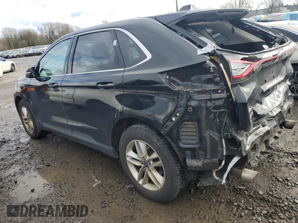 2017 Ford Edge SEL with VIN 2FMPK3J96HBC27416, listed as a Copart auction lot 45054095 with 92,509 mi miles and Salvage Title. Bid and sale history available at carsss.com. Image 2.