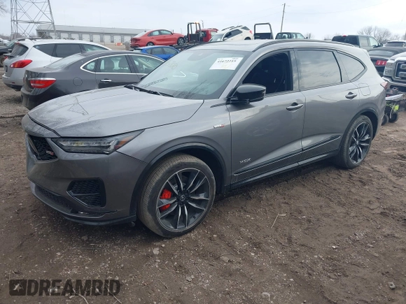2024 Acura MDX Type S w/Advance Package with VIN 5J8YD8H82RL003690, listed as a IAAI auction lot 41672215 with 4,329 mi miles. Bid and sale history available at carsss.com. Image 18.