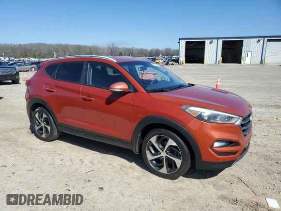 2016 Hyundai Tucson Limited with VIN KM8J33A21GU215589, listed as a Copart auction lot 48438225 with 196,831 mi miles and Clean Title. Bid and sale history available at DreamBid. Image 4.