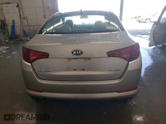 2011 Kia Optima EX with VIN KNAGN4A77B5051923, listed as a Copart auction lot 53129315 with 136,916 mi miles and Salvage Title. Bid and sale history available at carsss.com. Image 6.