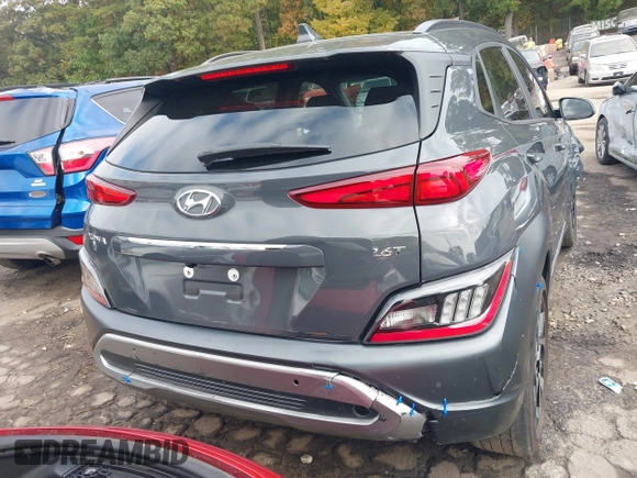 2023 Hyundai Kona Limited with VIN KM8K53A35PU010834, listed as a IAAI auction lot 40705536 with 29,459 mi miles. Bid and sale history available at carsss.com. Image 16.