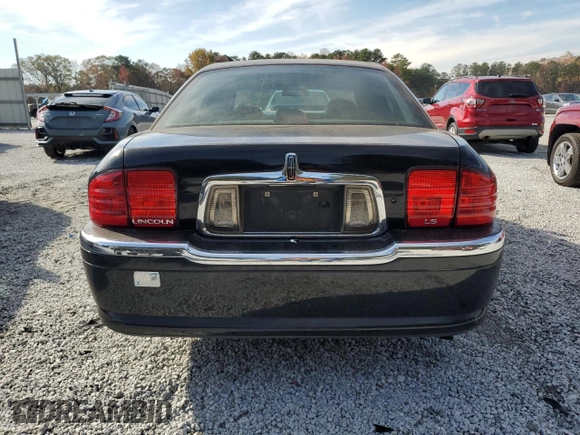 2001 Lincoln LS Luxury with VIN 1LNHM86S71Y623659, listed as a Copart auction lot 82634614 with 112,611 mi miles and Salvage Title. Bid and sale history available at DreamBid. Image 6.